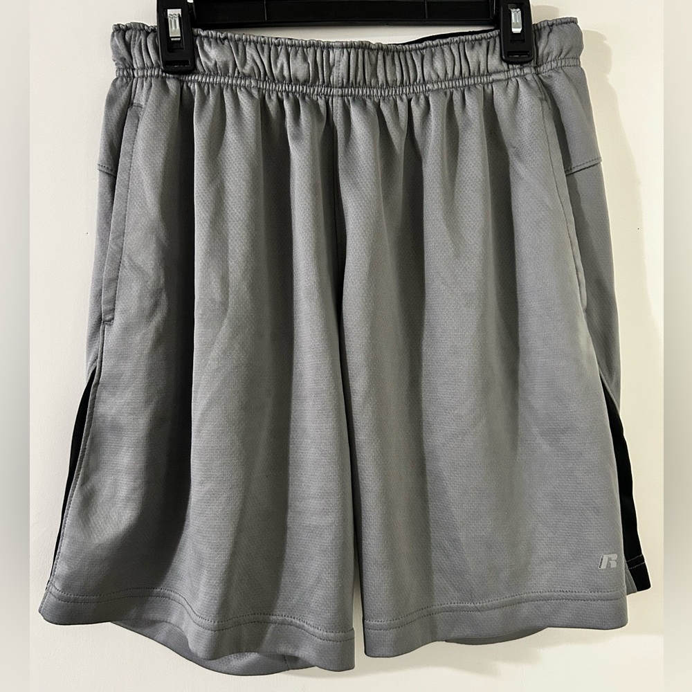 Russell Men's Gray Athletic Shorts